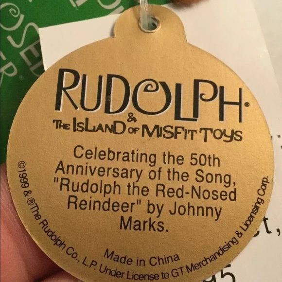 Rudolph Limited 50th Anniv of Song Edition Plush H - Picture 5 of 9